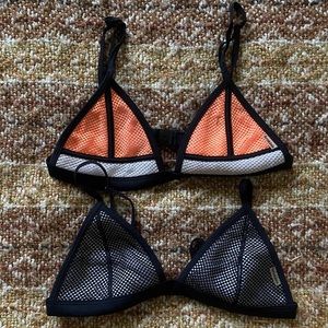 Two Triangle Bikini Tops